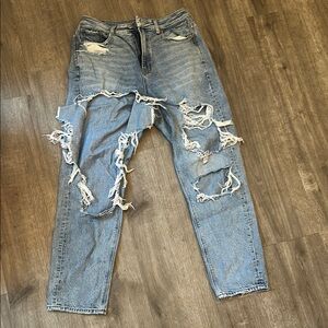 Distressed Blue Jeans for Men